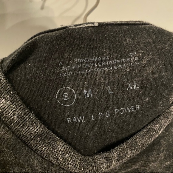 Men's V!agra Boys Yin Yang Bleached Black Tie Dye Band T-Shirt - Picture 7 of 8